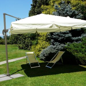 360 Degree Aluminium Umbrella + 70 kgs Granite base