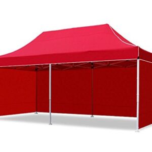 10 x 20 ft Regular Quality Canopy Gazebo Tent (36Kgs , 420 D Fabric) With Plain Side Covers