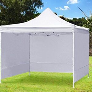 10 x 10 ft Regular Quality Canopy Gazebo Tent (21Kgs , 420D fabric) with Plain side Covers