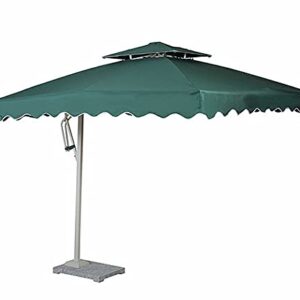 Aluminium Heavy Duty Side Pole Umbrella + 50 kgs Granite
