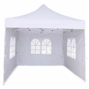 10 x 10 ft Extra Premium Quality Canopy Gazebo Tent( (33kgs ,840 D Fabric) With European Side Covers (Heavy Duty)