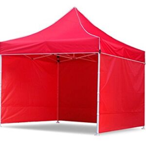 10 x 10 ft Premium Quality Canopy Gazebo Tent (28 Kgs , 840D fabric ) With Plain Side Covers (Heavy Duty)